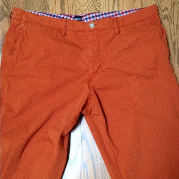 Hugo Boss Men's Orange Pants - Picture 3 of 12